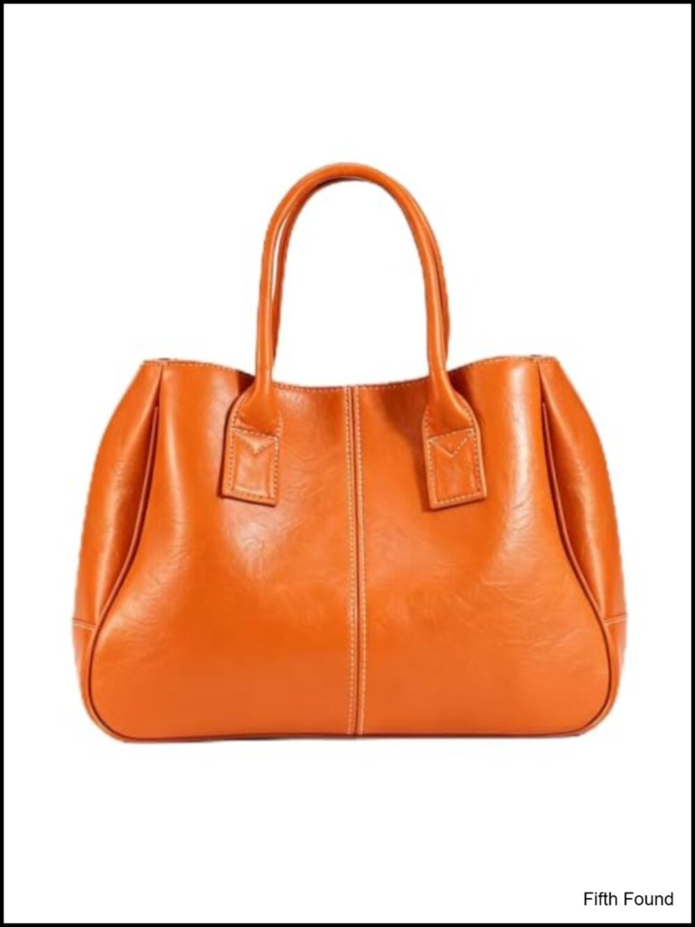 Large Capacity PU Leather Tote Bag Top Handle Satchel Work Handbag